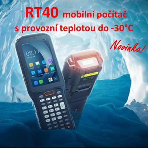 Mobilní terminál UROVO RT40 Cold Chain do -30°C