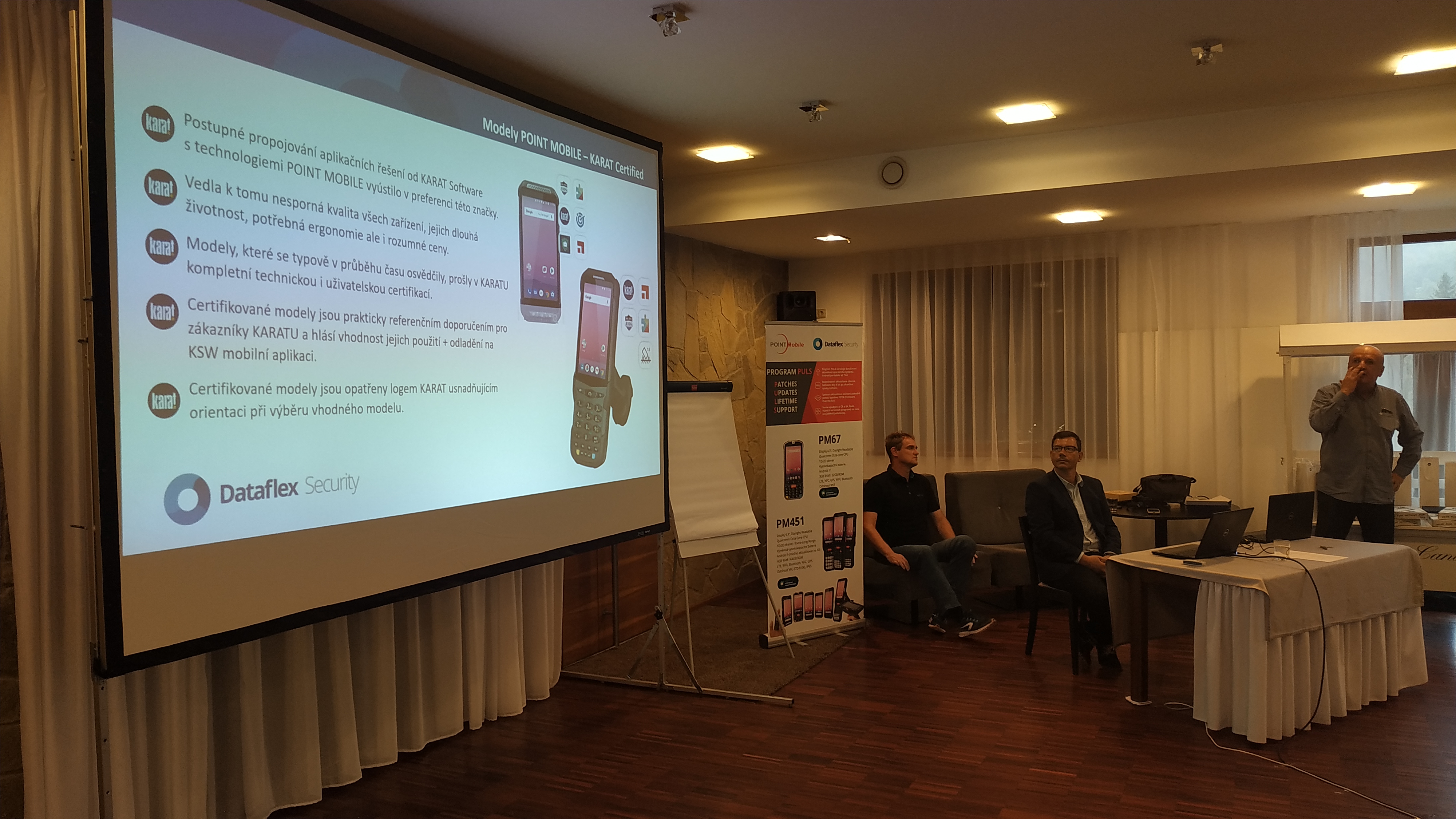 Setkání partnerů KARAT Solution a prezentace certifikovaných čteček Point Mobile